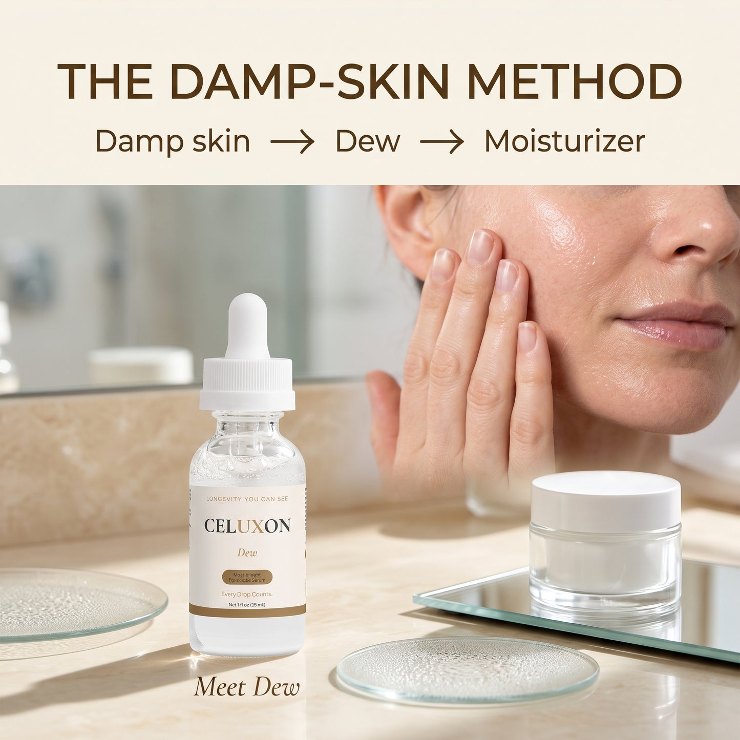 Dew — Multi-Weight Hyaluronic Acid Serum, 30 ml