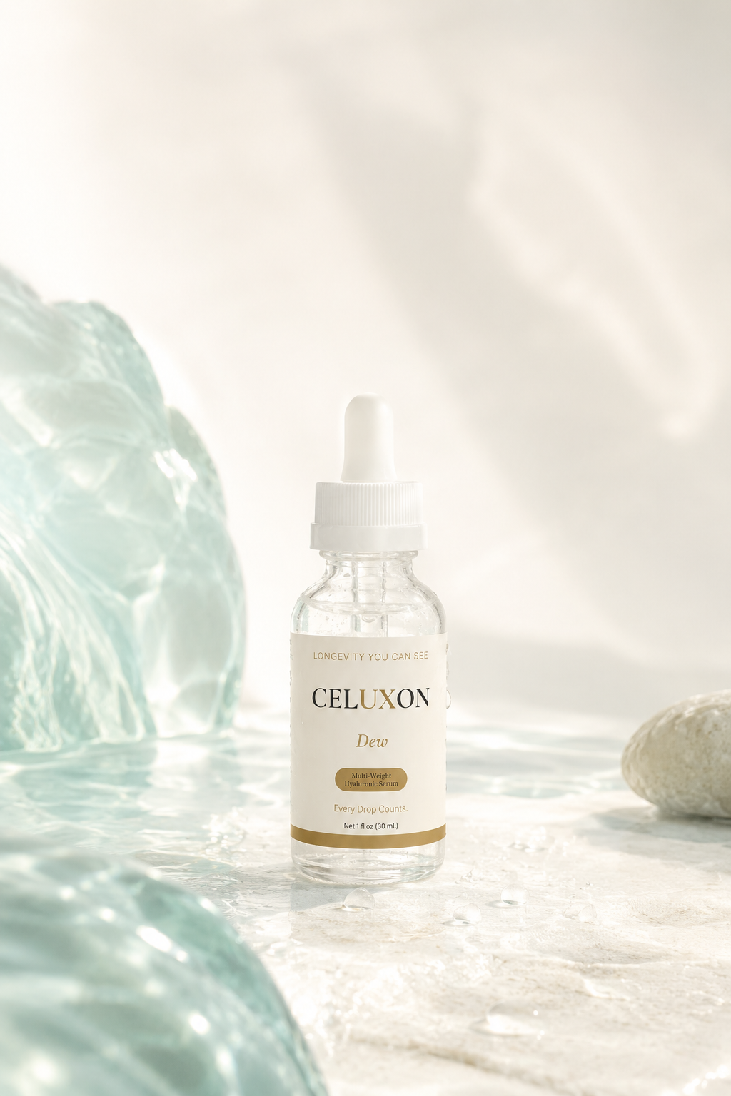 Dew — Multi-Weight Hyaluronic Acid Serum, 30 ml