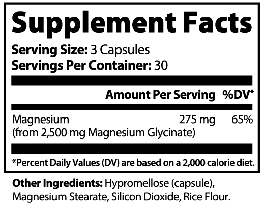 Rest — Magnesium Glycinate 275 mg, 90 Capsules